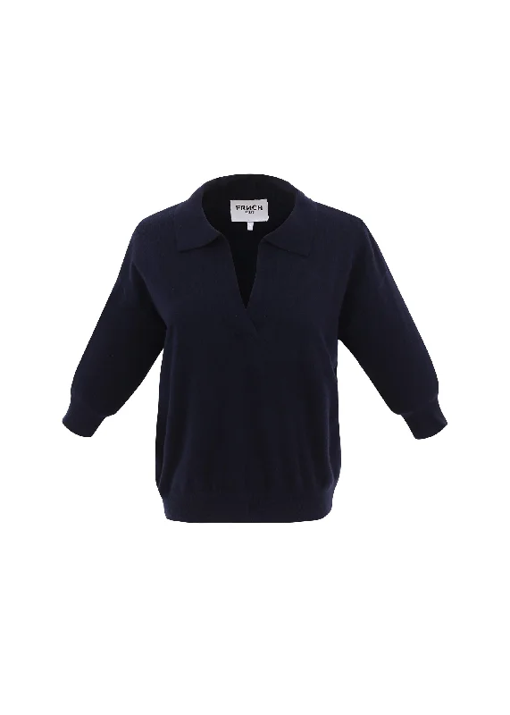 Pullover Ms24-06 Plume Bleu-Marine