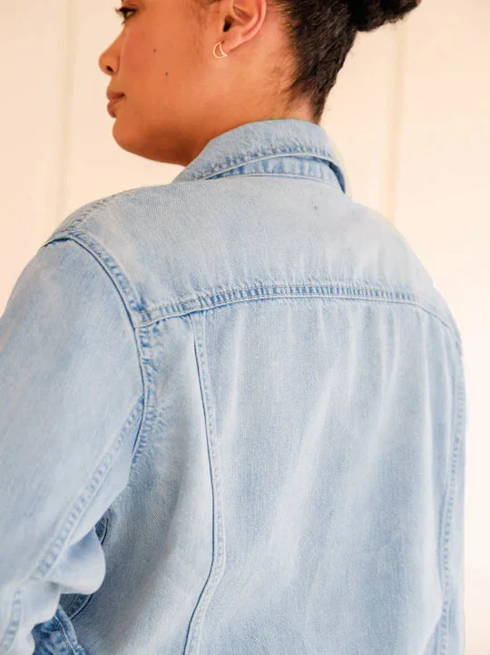 Merly Denim Jacket in Sunbleached Denim