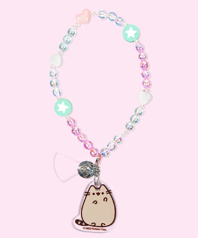 Pusheen Beaded Phone Charm