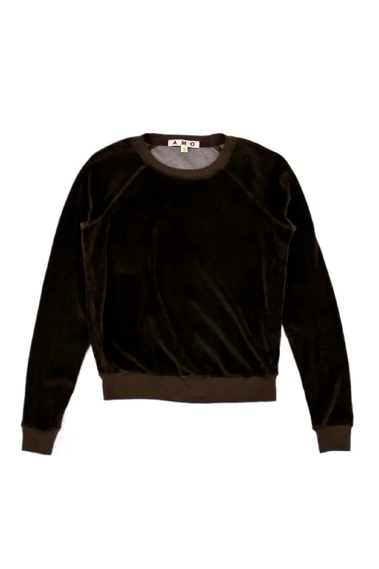 AMO - Velour Crewneck