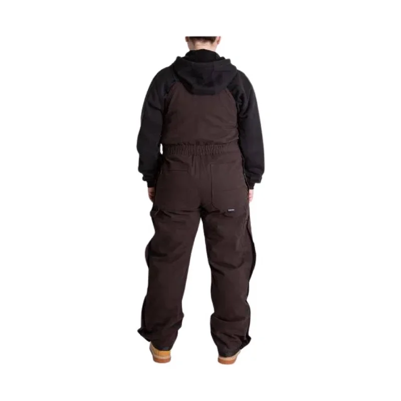 Berne Women's Washed Insulated Bib overall - Dark Brown