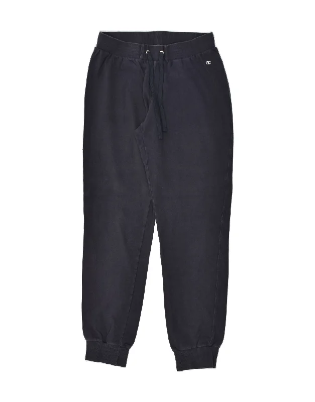 CHAMPION Womens Heritage Fit Tracksuit Trousers Joggers XL Navy Blue