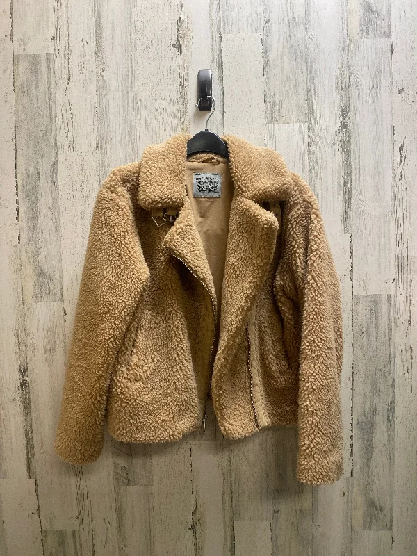 Coat Faux Fur & Sherpa By Levis  Size: M