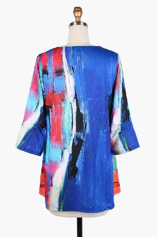 Damee Oil Painting R/N Tunic 9209-MLT