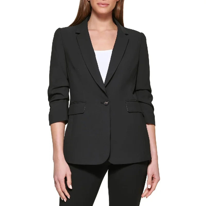 DKNY Womens Office Suit Separate One-Button Blazer