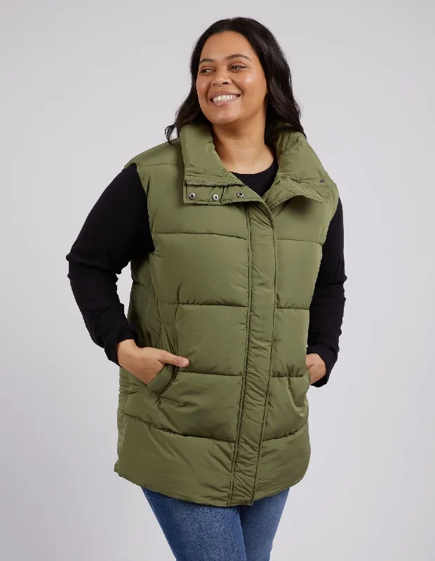 Elm Longline Puffer Vest