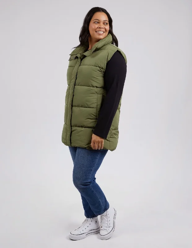 Elm Longline Puffer Vest