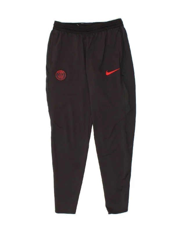 NIKE Womens Paris Saint- Germain Tracksuit Trousers UK 12 Medium Black