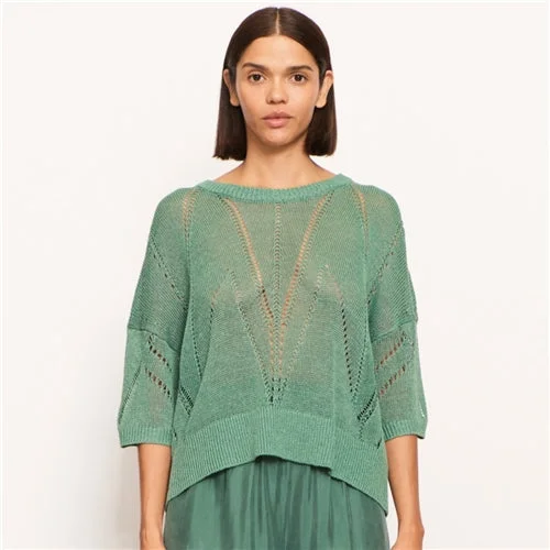 POL Pier Pointelle Knit Top