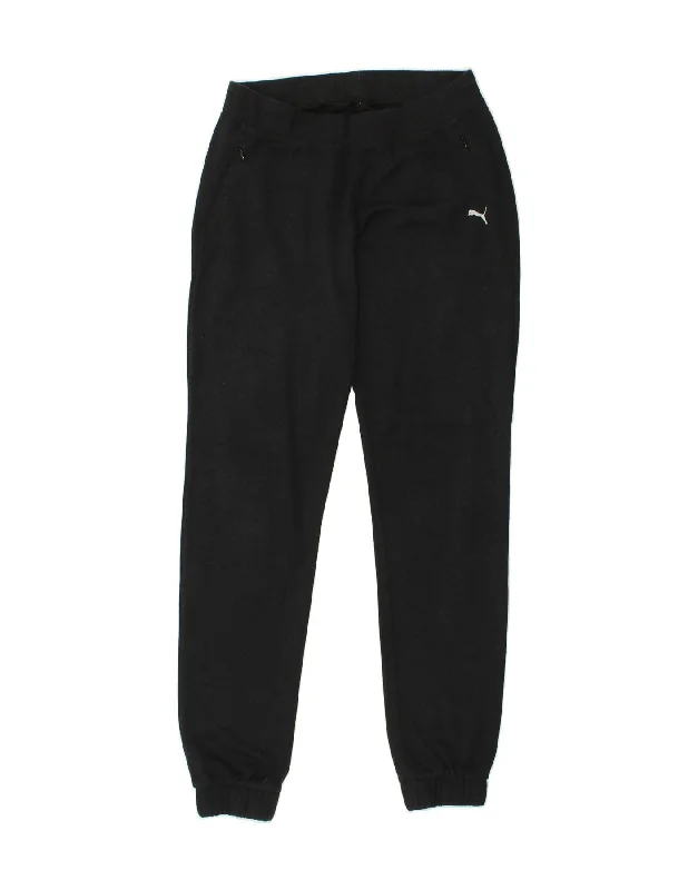 PUMA Womens Tracksuit Trousers Joggers UK 10 Small Navy Blue