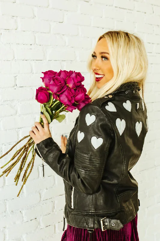 Reo Heart Leather Jacket