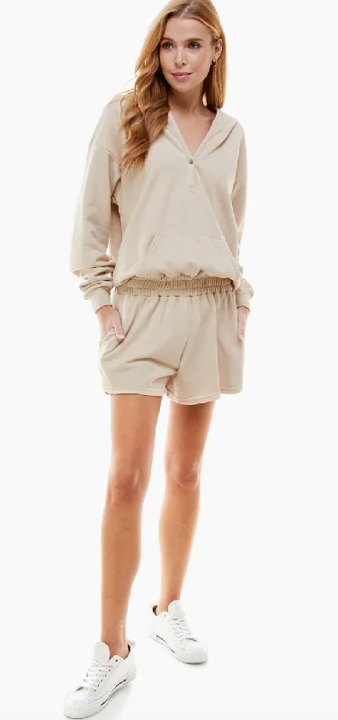 Taupe Romper