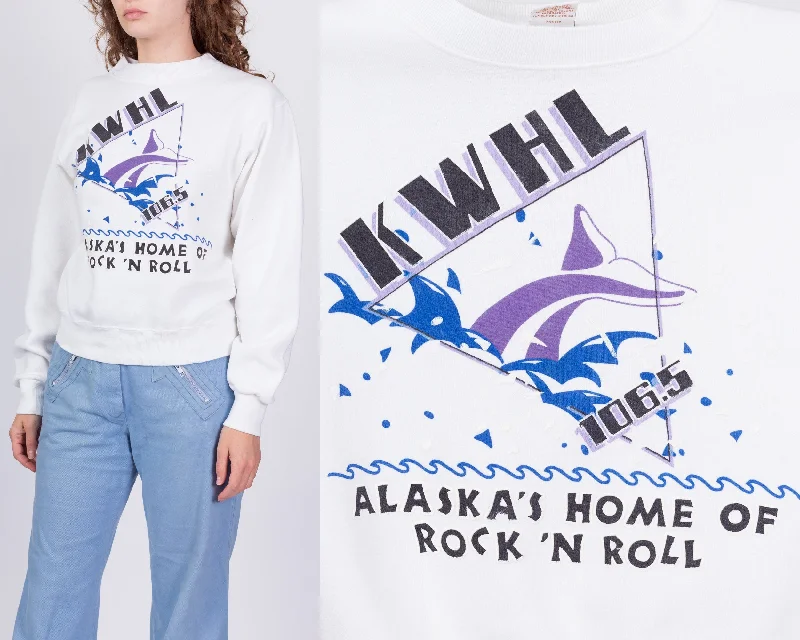 80s KWHL 106.5 Alaska Sweatshirt - Small