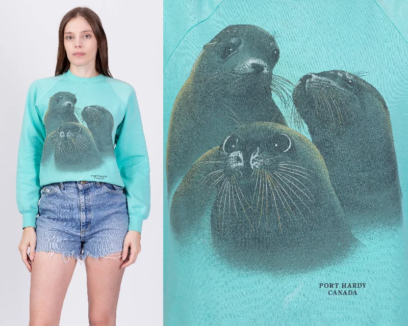 80s Sea Lion Sweatshirt - Medium