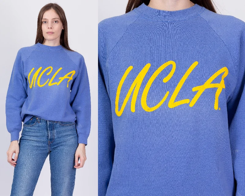 80s UCLA Raglan Sleeve Sweatshirt - Men's Medium, Women's Large