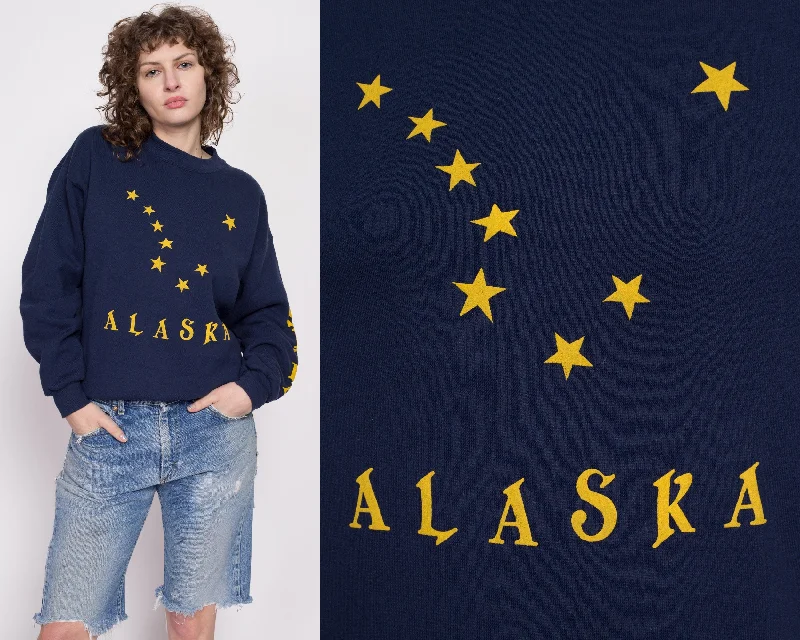 90s Alaska Constellation Sweatshirt - Men's Medium, Women's Large