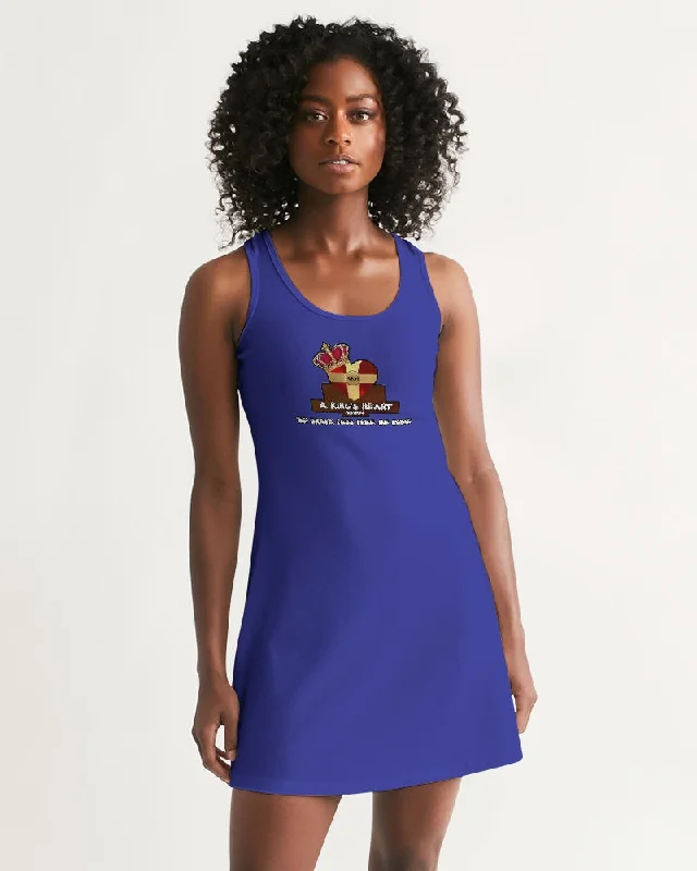 AKH Blue Women's Racerback Dress