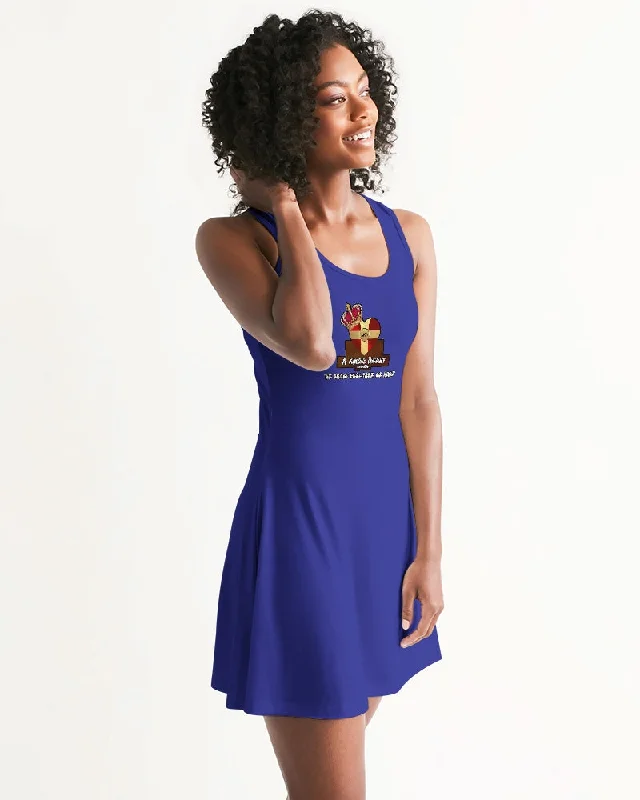 AKH Blue Women's Racerback Dress