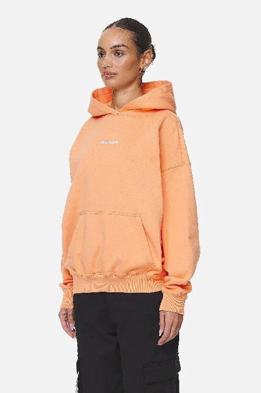 Atna Logo Oversized Hoodie Washed Apricot White