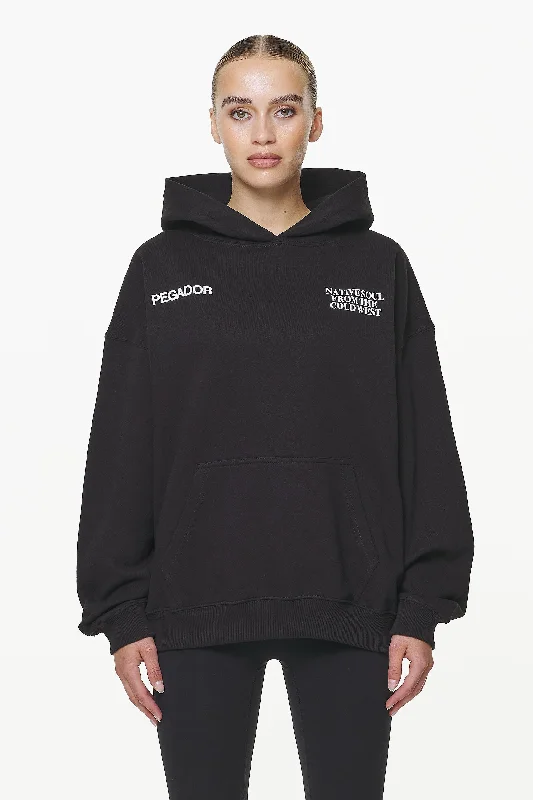 Cadogan Oversized Hoodie Black