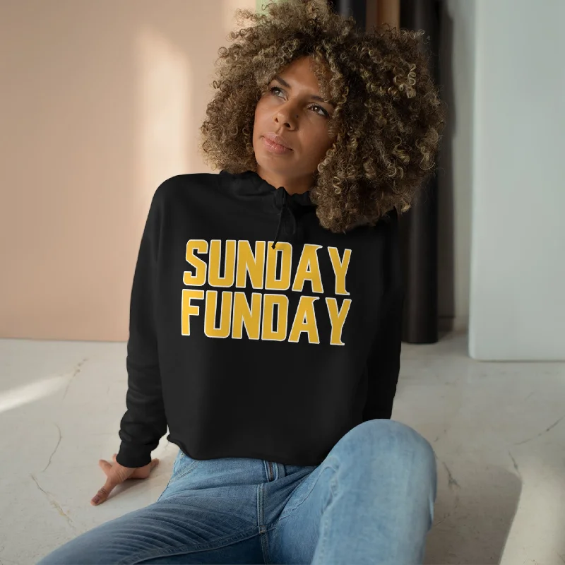 Crop Hoodie - SUNDAY FUNDAY