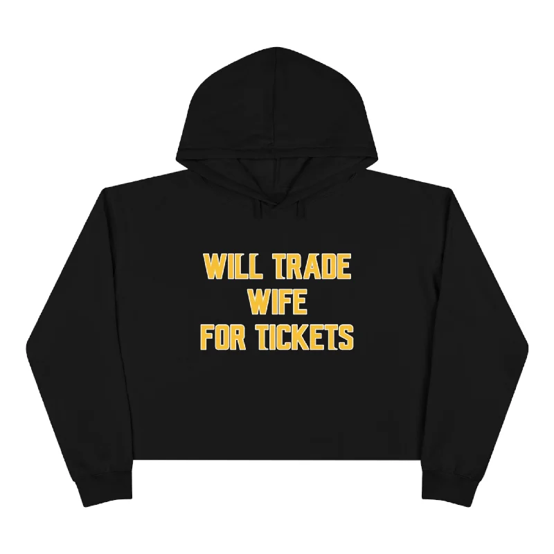 Crop Hoodie - Wife for Tickets