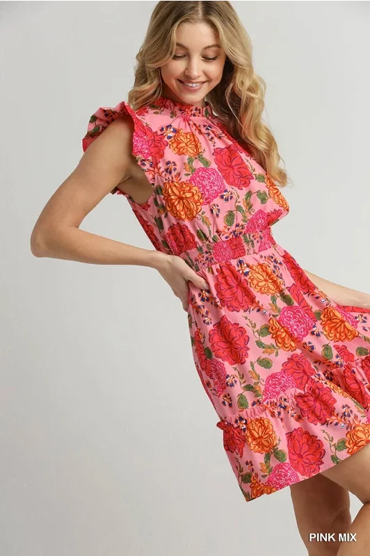 Daring Daisies Pink Dress