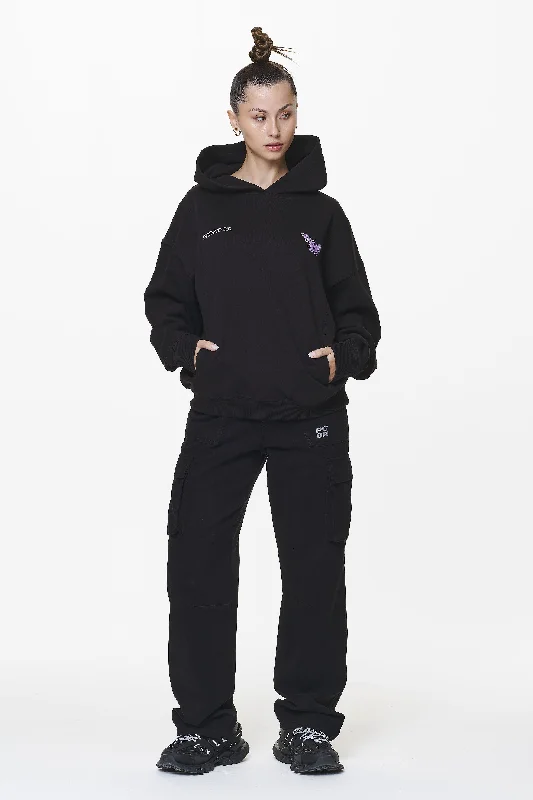 EIRA OVERSIZED HOODIE BLACK