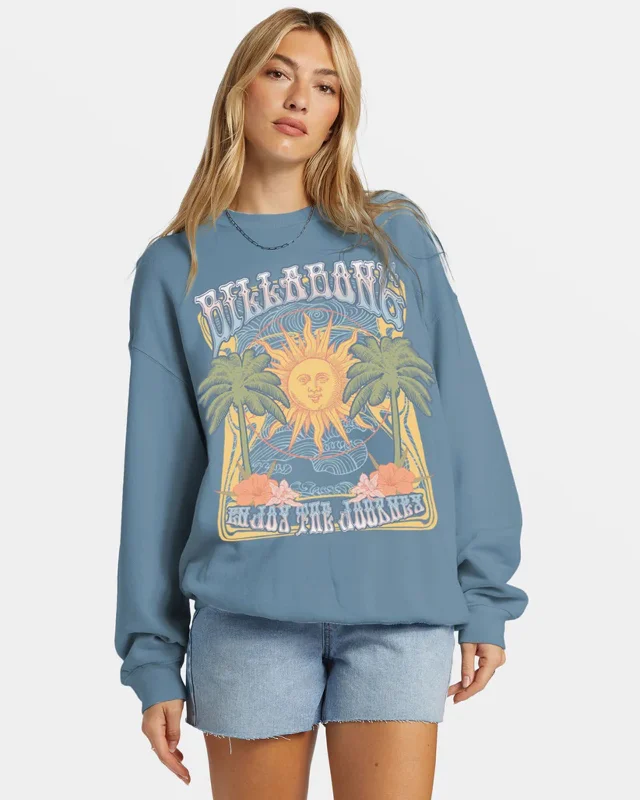 Ride In Oversized Crewneck Sweatshirt