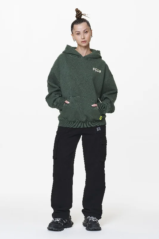 Sona Oversized Hoodie Washed Sage Green