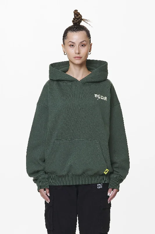 Sona Oversized Hoodie Washed Sage Green