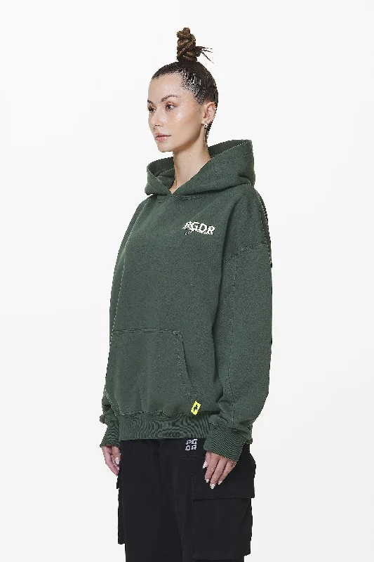 Sona Oversized Hoodie Washed Sage Green