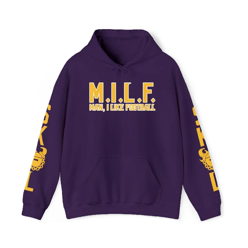 Unisex Heavy Blend™ Hooded Sweatshirt - M.I.L.F. + Original (Sleeves)