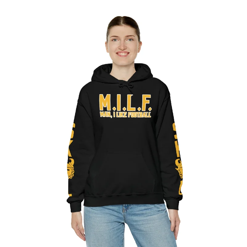 Unisex Heavy Blend™ Hooded Sweatshirt - M.I.L.F. + Original (Sleeves)