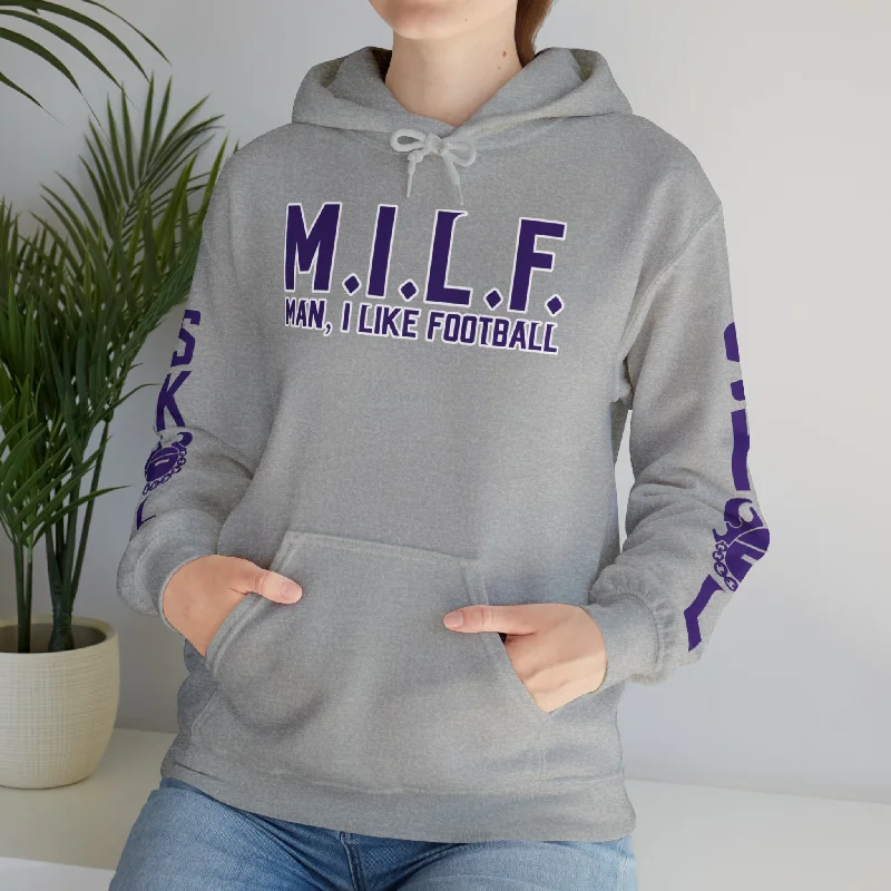 Unisex Heavy Blend™ Hooded Sweatshirt - M.I.L.F. + Original (Sleeves)