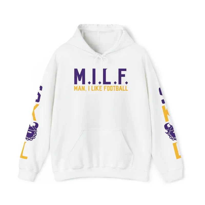 Unisex Heavy Blend™ Hooded Sweatshirt - M.I.L.F. + Original (Sleeves)