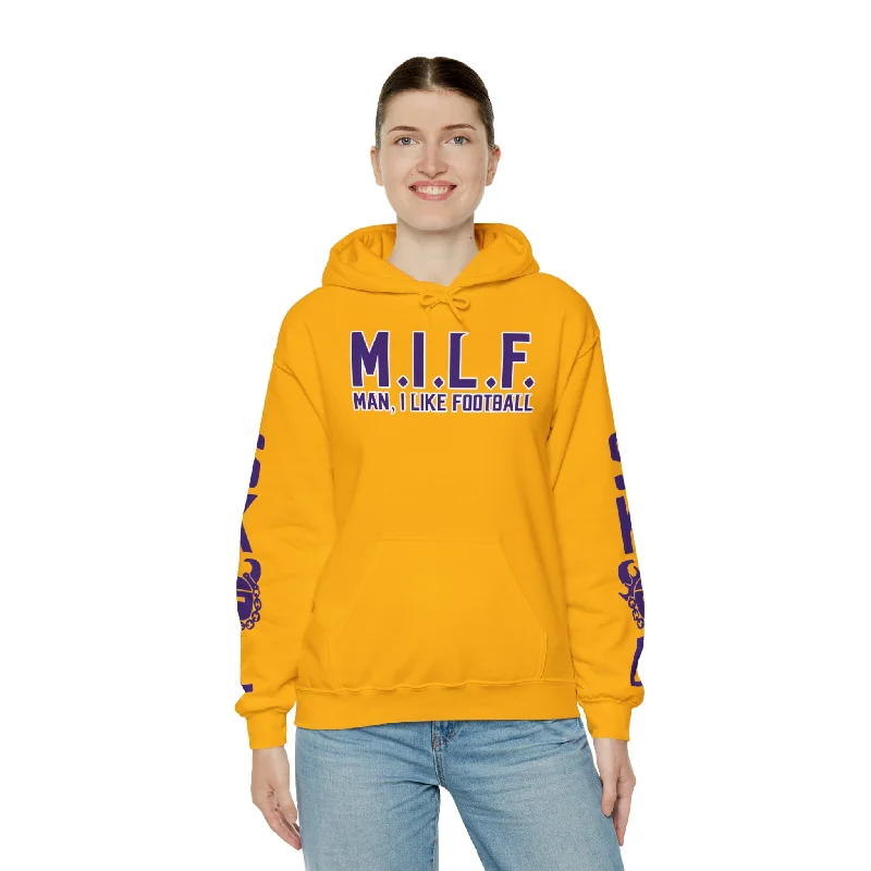 Unisex Heavy Blend™ Hooded Sweatshirt - M.I.L.F. + Original (Sleeves)