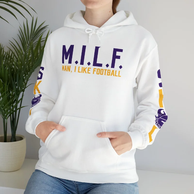 Unisex Heavy Blend™ Hooded Sweatshirt - M.I.L.F. + Original (Sleeves)