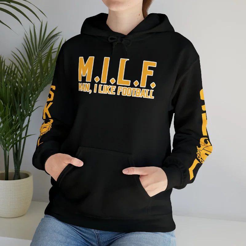 Unisex Heavy Blend™ Hooded Sweatshirt - M.I.L.F. + Original (Sleeves)