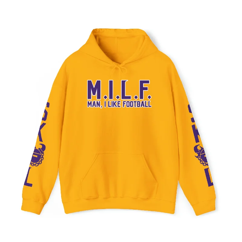 Unisex Heavy Blend™ Hooded Sweatshirt - M.I.L.F. + Original (Sleeves)