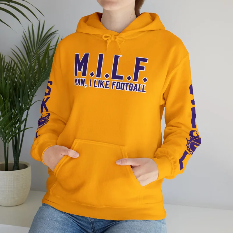 Unisex Heavy Blend™ Hooded Sweatshirt - M.I.L.F. + Original (Sleeves)