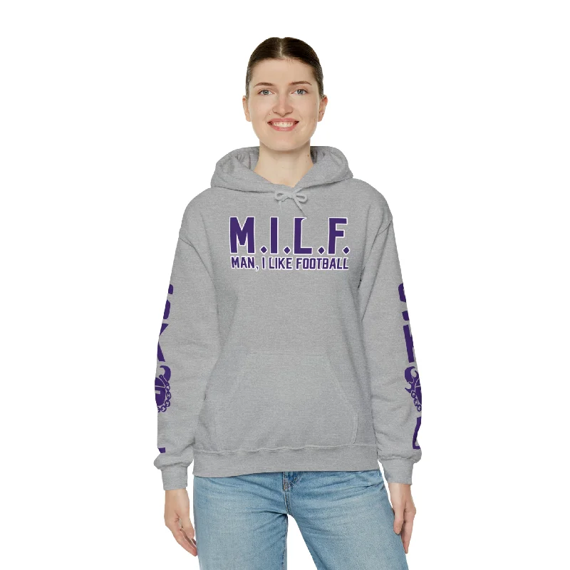 Unisex Heavy Blend™ Hooded Sweatshirt - M.I.L.F. + Original (Sleeves)