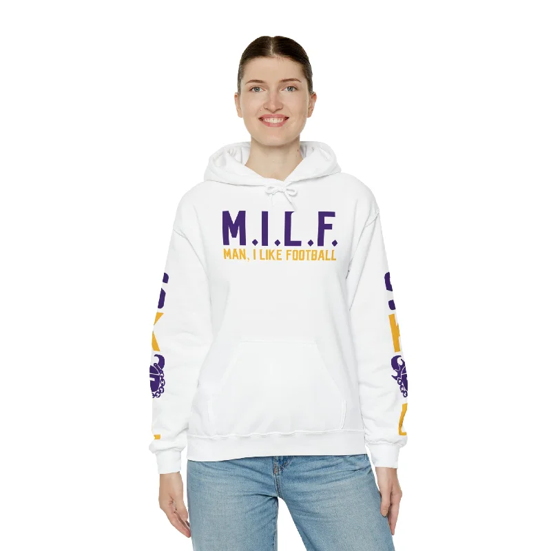 Unisex Heavy Blend™ Hooded Sweatshirt - M.I.L.F. + Original (Sleeves)