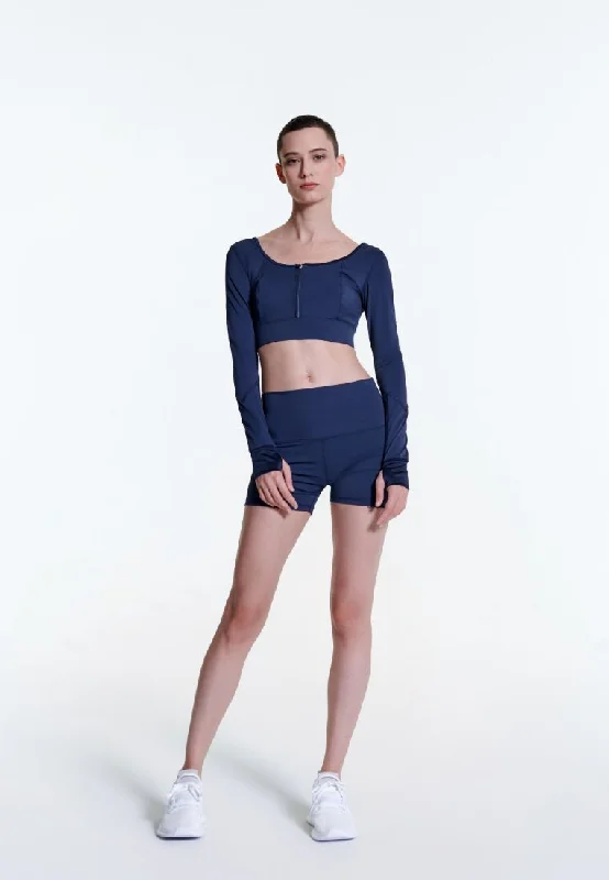 Grace Body-Define Sleeved Crop Top