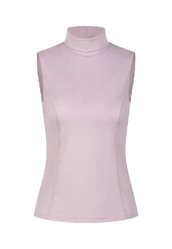 Nicole Sleeveless Fitted Turtleneck