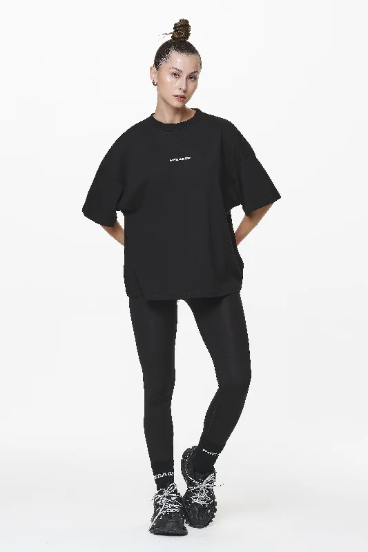 Arendal Logo Heavy Oversized Tee Black