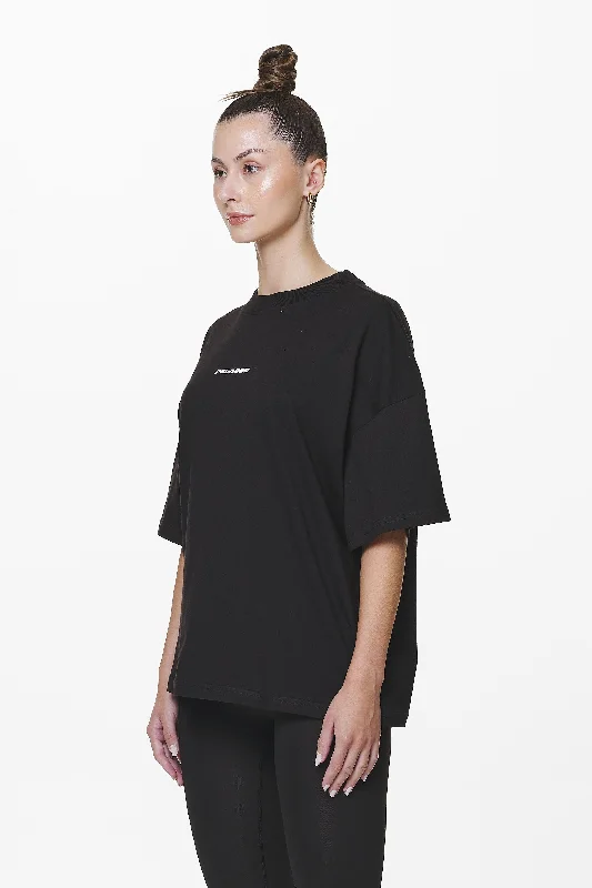 Arendal Logo Heavy Oversized Tee Black