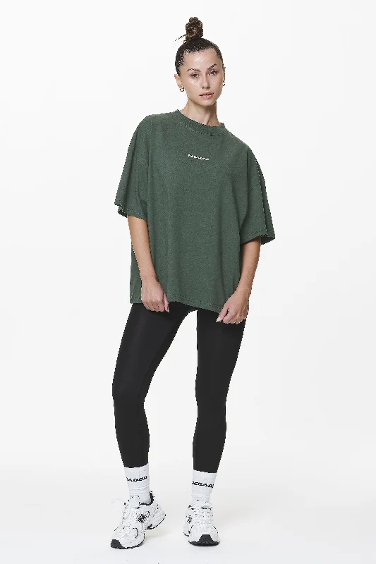 Arendal Logo Heavy Oversized Tee Washed Sage Green