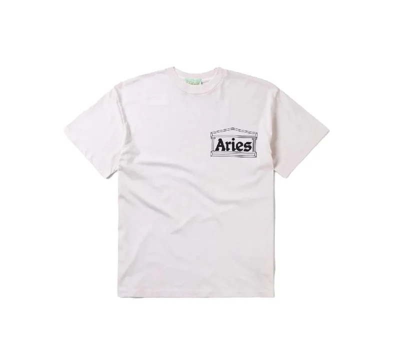 Aries Arise Temple SS Tee - Pale Pink