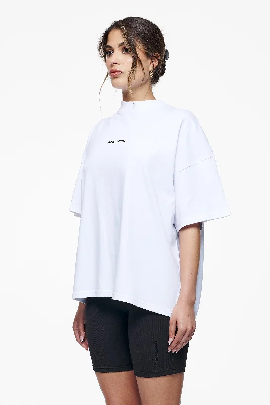 Culla Logo Heavy Oversized Tee White